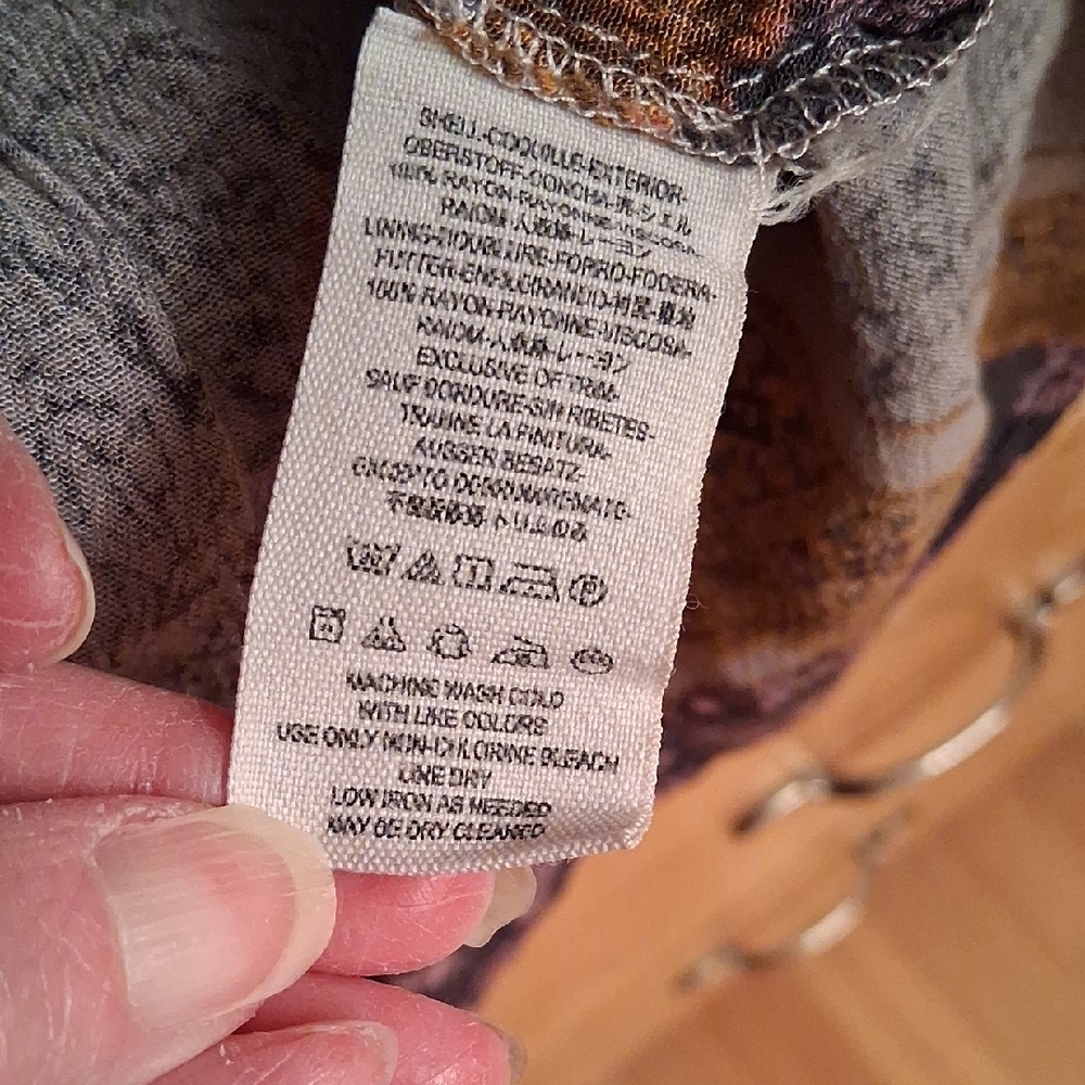 Free People Patchwork Mini Dress Or Tunic In Pink, Brown, and Gray - Picture 10 of 16